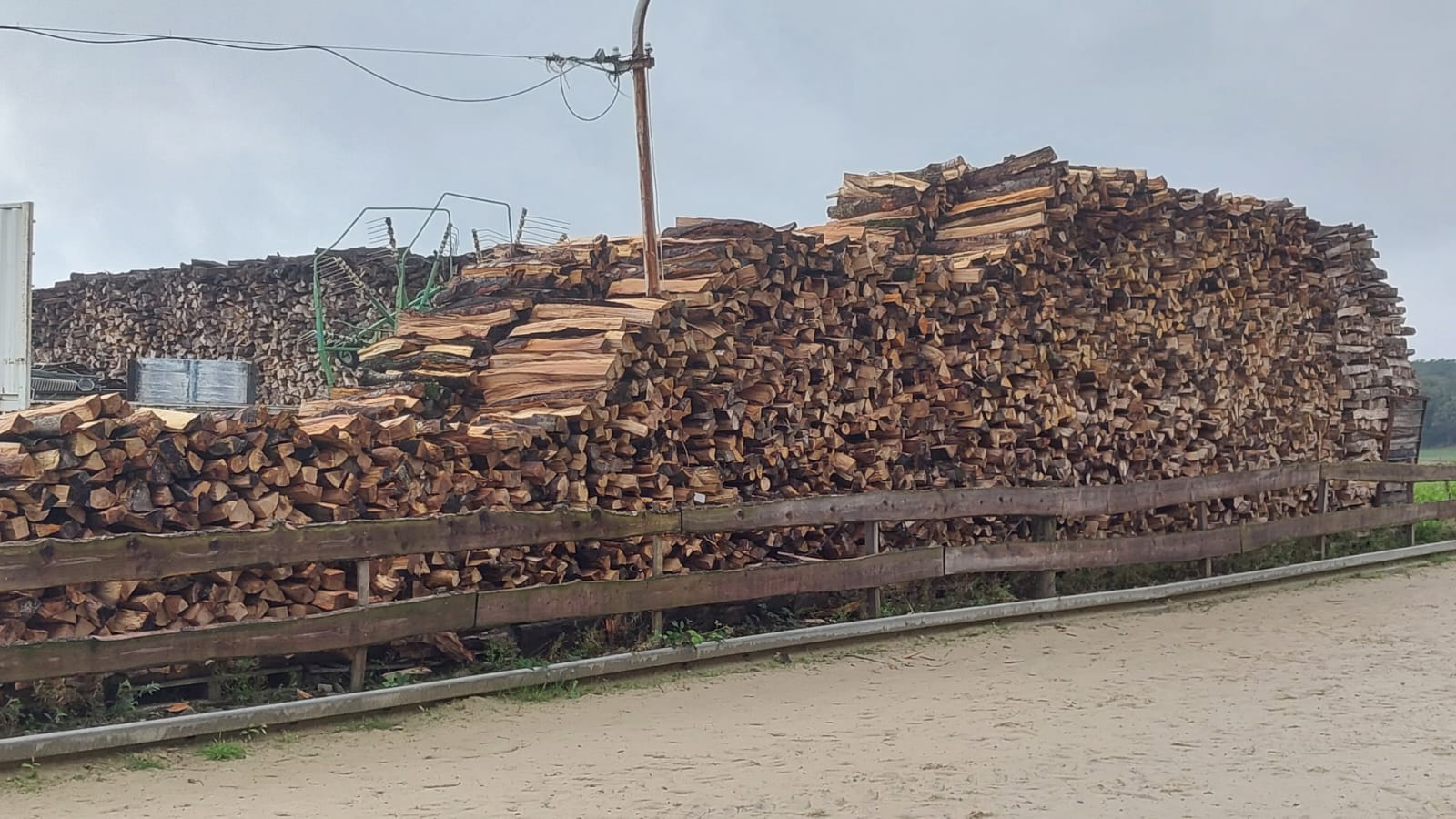 Kaminholz als Wintervorrat